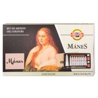 Kazeta Mánes - sada olejových barev - 10 odstínů
