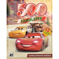 Samolepková knížka 500 samolepek - Auta - 3400-9