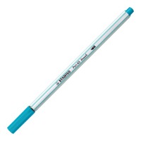 Prémiový vláknový fix STABILO Pen 68 brush - sv. modrá 568/31