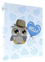 Fotoalbum samolepicí - 10 listů - DRS10 Hello Owl blue 