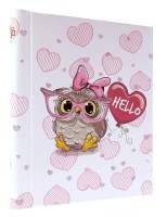 Fotoalbum samolepicí - 10 listů - DRS10 Hello Owl pink