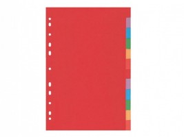 Rozdružovač barevný A4 - 2 x 6 listů - 7-430
