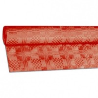 Papírový ubrus rolovaný 8 x 1,20 m červený
