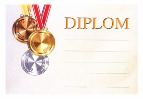 Diplom A5 - Medaile BD060