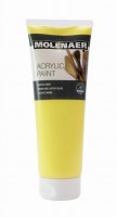Akrylová barva Molenaer - sv. žlutá - 250 ml - E48705