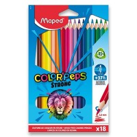 Pastelky MAPED Color'Peps Strong - 18 barev - 0086/9862718
