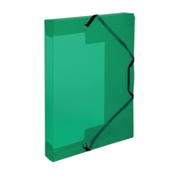 Krabice s gumou A5 - Lines zelená - 2-582