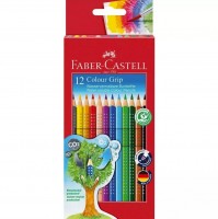 Trojhranné pastelky Faber-Castell - Colour Grip - 12 ks - 112412