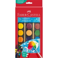 Vodové barvy Faber-Castell - 21 barev - 125021
