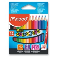 Pastelky MAPED Color'Peps Mini - 12 barev - 9832500