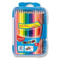 Pastelky MAPED Color'Peps Smart Box - 15 barev - 9832035