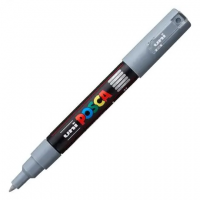 Akrylový popisovač Posca PC-1M - 0,7–1 mm - šedá (37) - P285148000