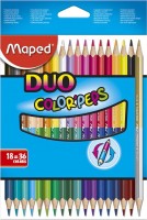 Oboustranné pastelky MAPED Color'Peps Duo - 36 barev - 0086/9829601