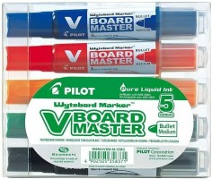 Popisovače na bílé tabule Pilot V-Board Master - 5 ks - 5979/5