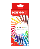 Trojhranné pastelky Kores KROMAS - 12 ks - 93391