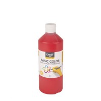 Temperová barva Creall Basic - 500 ml - červená