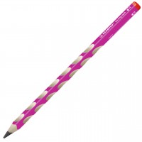 Ergonomická grafitová tužka pro praváky STABILO EASYgraph HB - růžová
