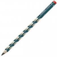 Ergonomická grafitová tužka pro praváky STABILO EASYgraph HB - petrolejová