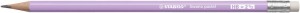 Grafitová tužka s pryží STABILO Swano Pastel HB - fialová