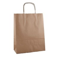 Papírová taška EKO hnědá - 32 x 39 x 17 cm - 154042