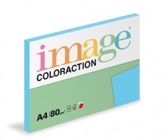 Kancelářský papír Image Coloraction A4 - 80g/m2, azurově modrá - 100 archů.