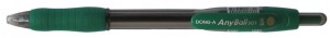 Kuličkové pero AnyBall 1.0 mm - zelené - 0782