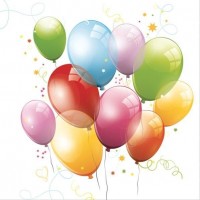 Ubrousky - Birthday Balloons - SD_OG_10001